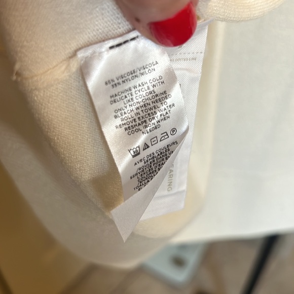 cream Loft cardigan NwT Medium - Picture 3 of 3